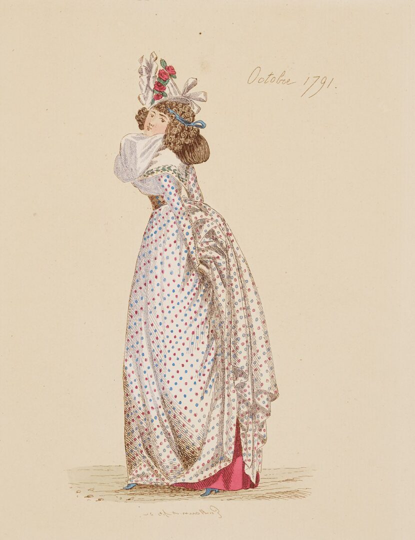Lot 608: Rare Fashion History Book: Costumes de la Revolution, 1876