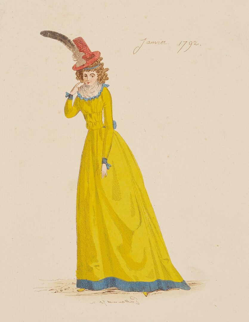 Lot 608: Rare Fashion History Book: Costumes de la Revolution, 1876