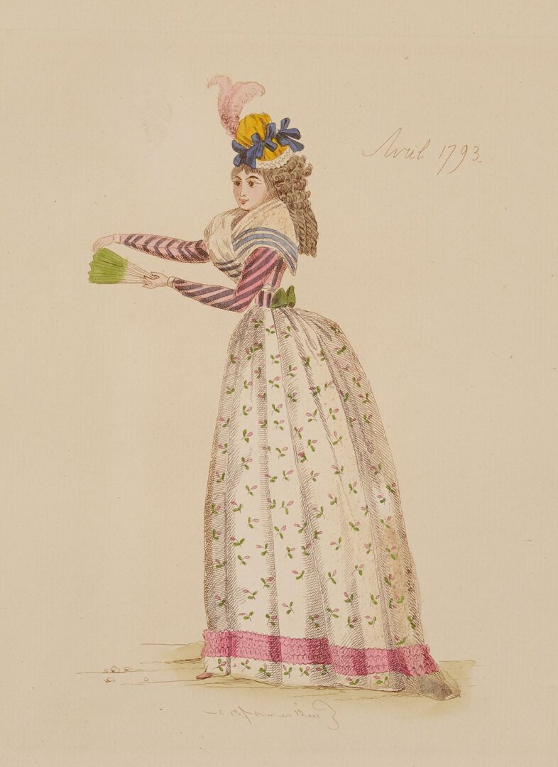Lot 608: Rare Fashion History Book: Costumes de la Revolution, 1876