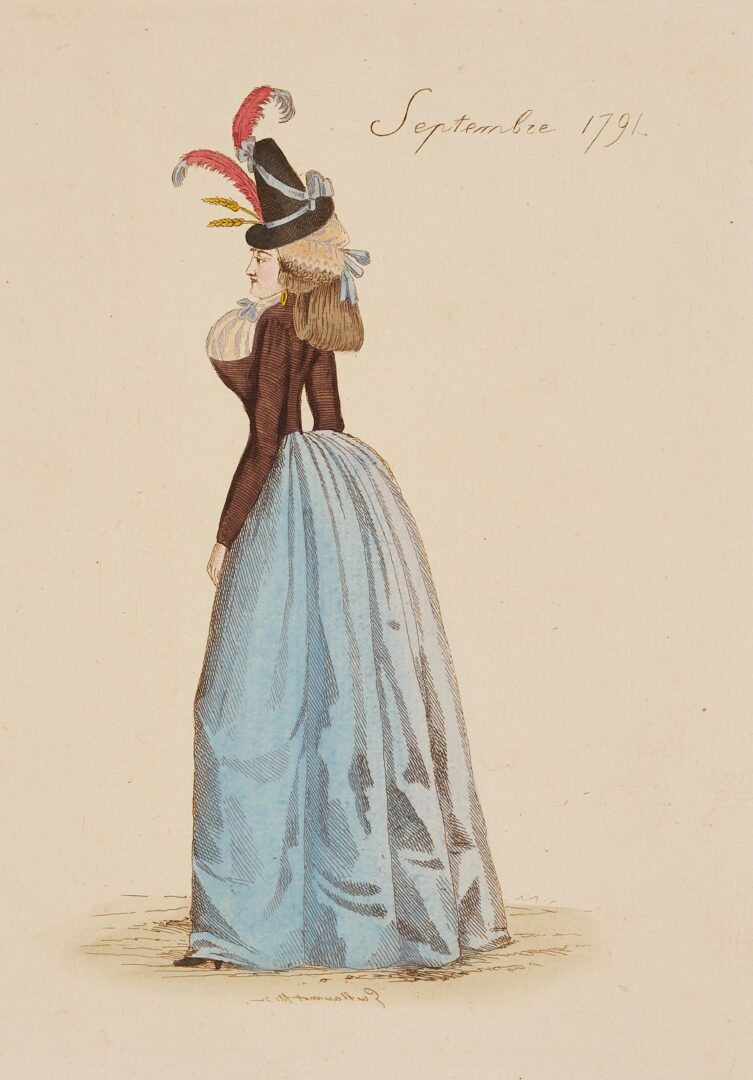 Lot 608: Rare Fashion History Book: Costumes de la Revolution, 1876