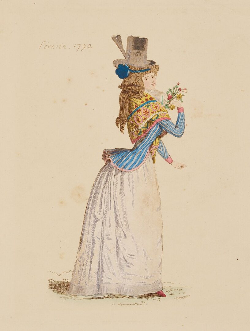 Lot 608: Rare Fashion History Book: Costumes de la Revolution, 1876