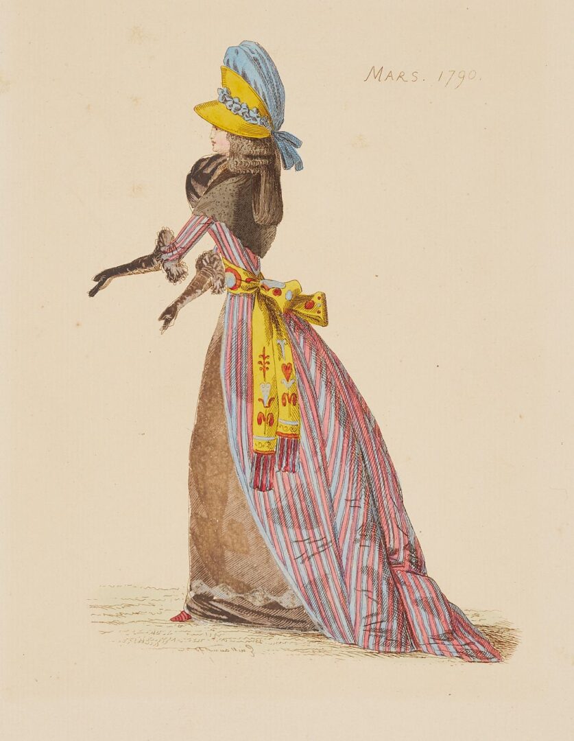 Lot 608: Rare Fashion History Book: Costumes de la Revolution, 1876