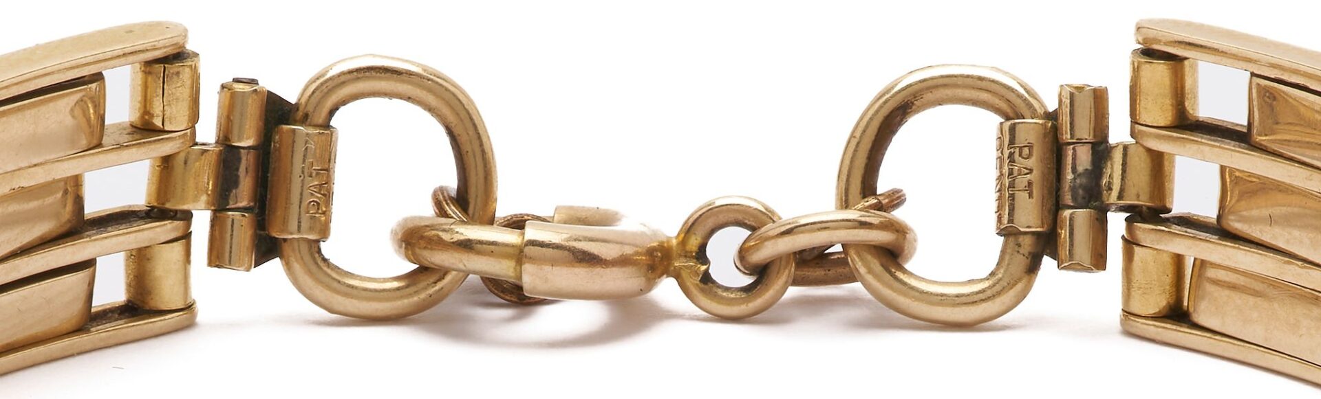 Lot 616: 15K Spanish Designer Gold Bracelet