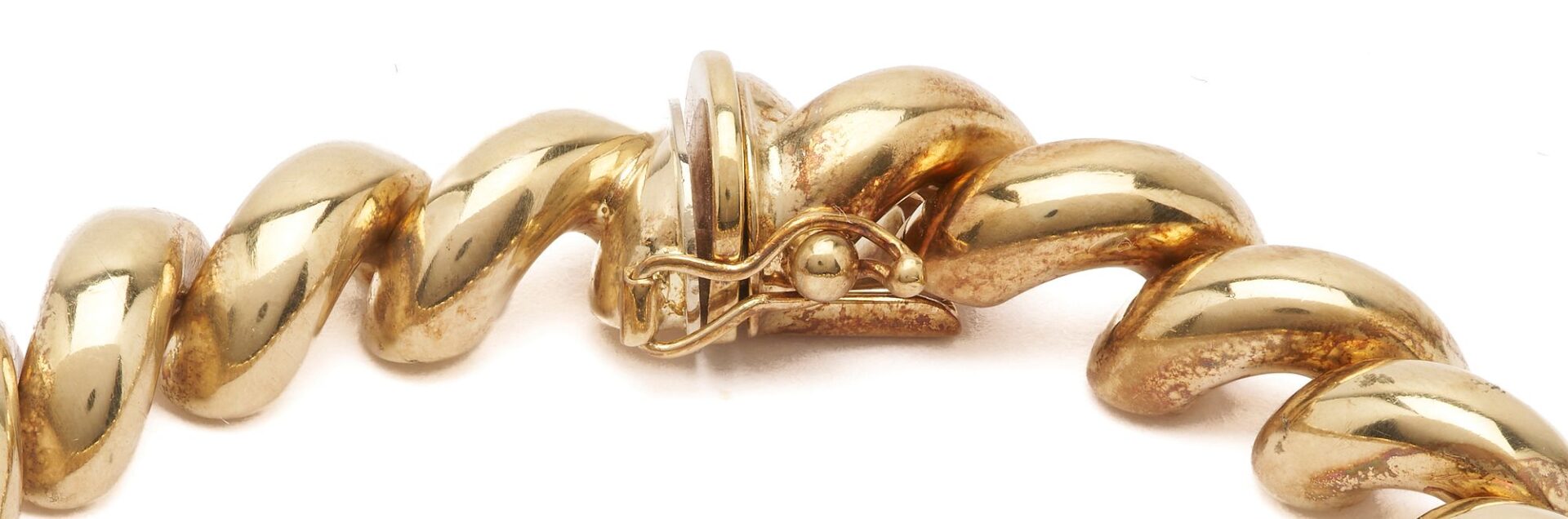 Lot 625: 14K Italian Gold Bracelet
