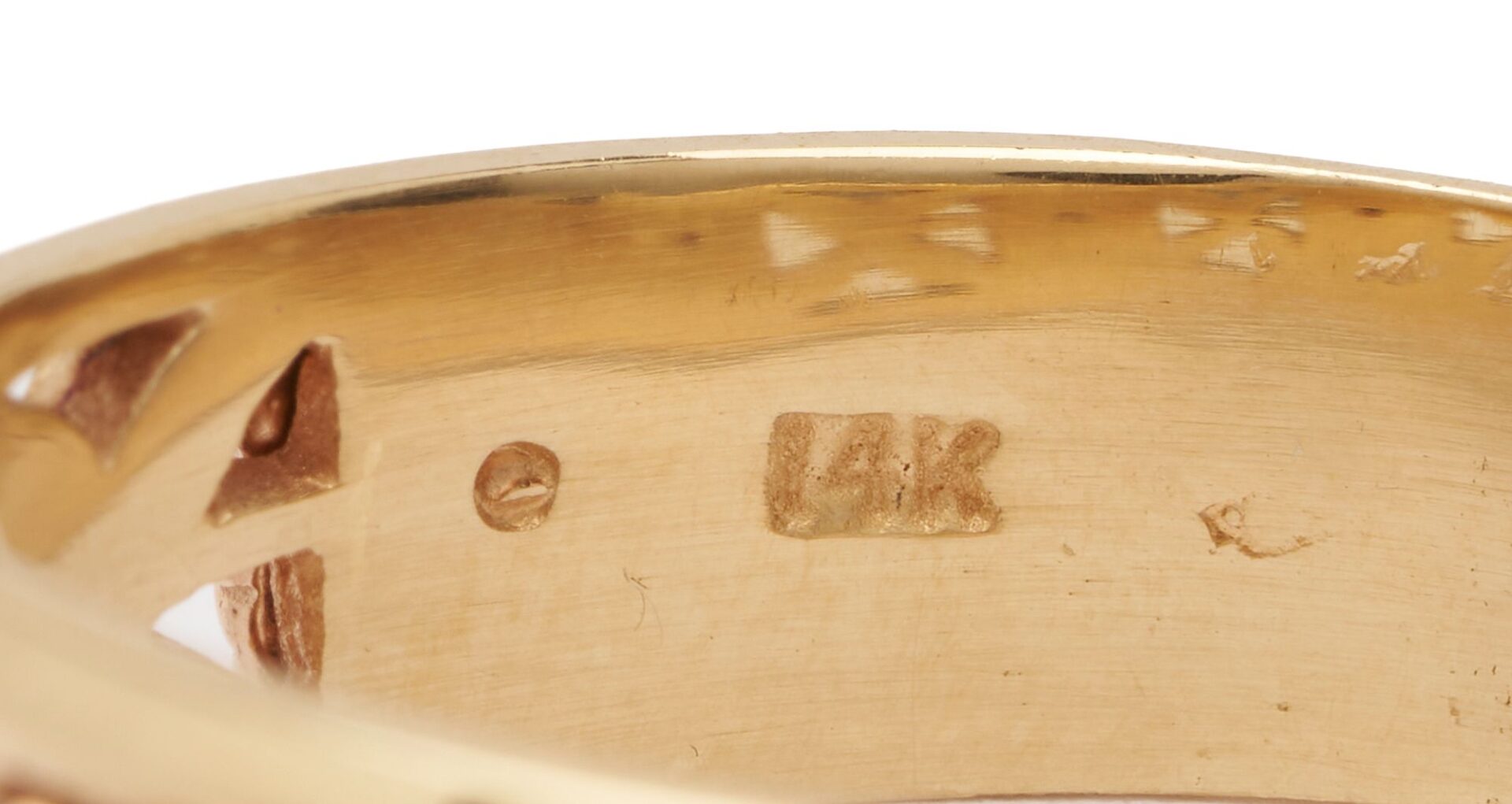 Lot 629: 3 Gents’ 14K Gold Rings