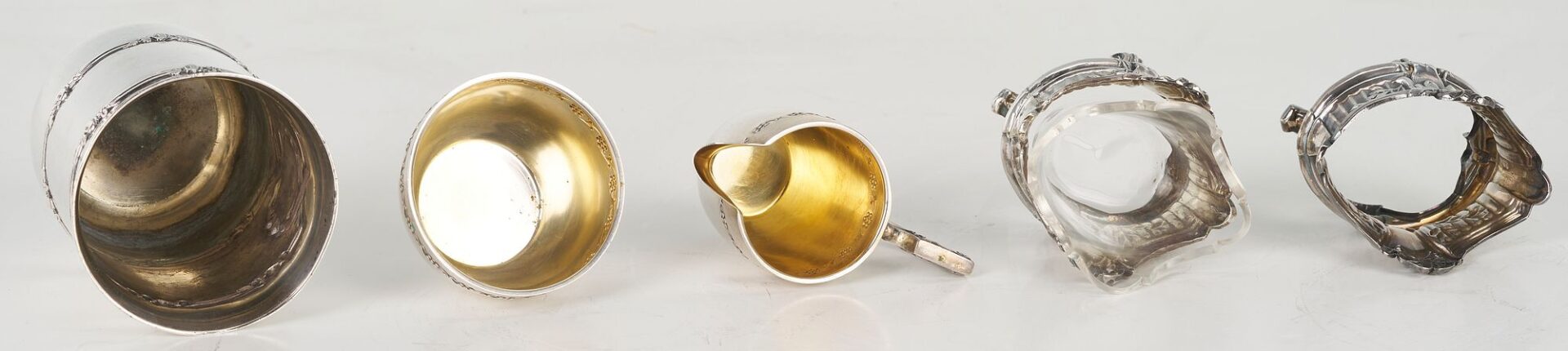 Lot 62: 23 Continental .800 Silver & S/P Table Items