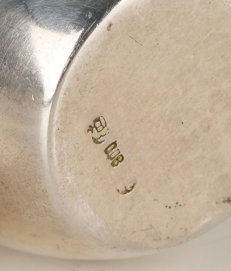 Lot 62: 23 Continental .800 Silver & S/P Table Items