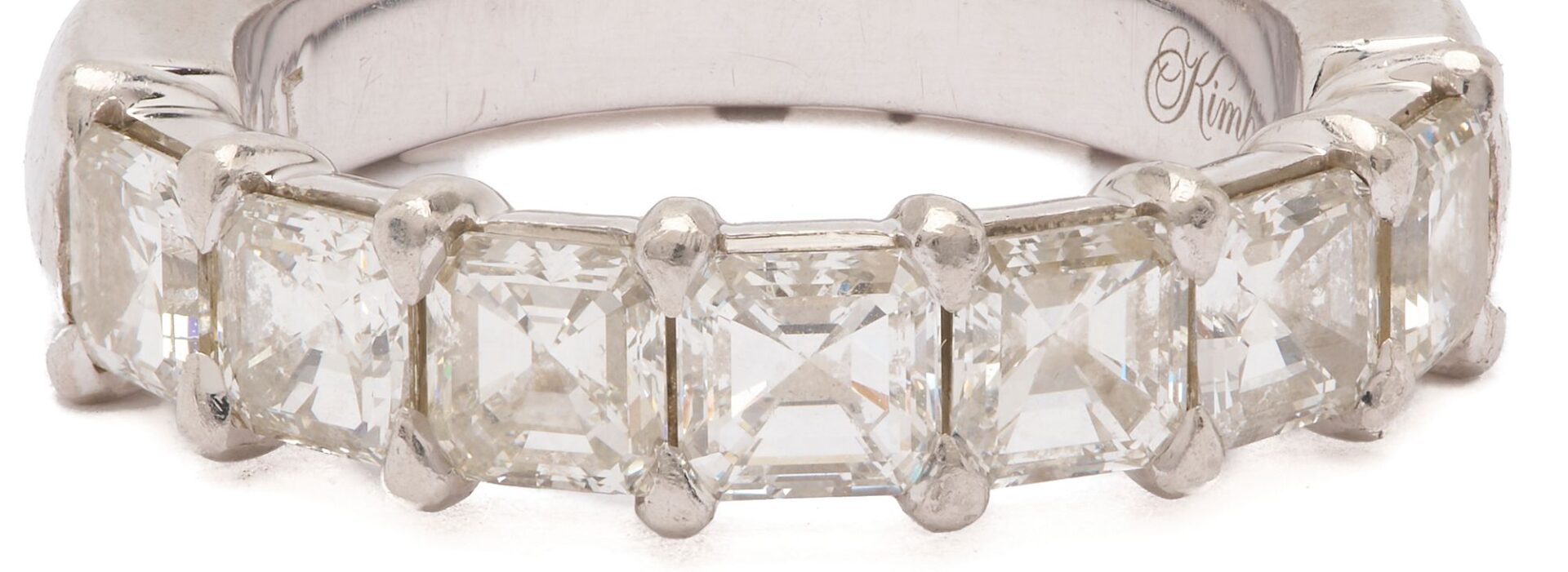 Lot 630: Platinum Diamond Anniversary Band