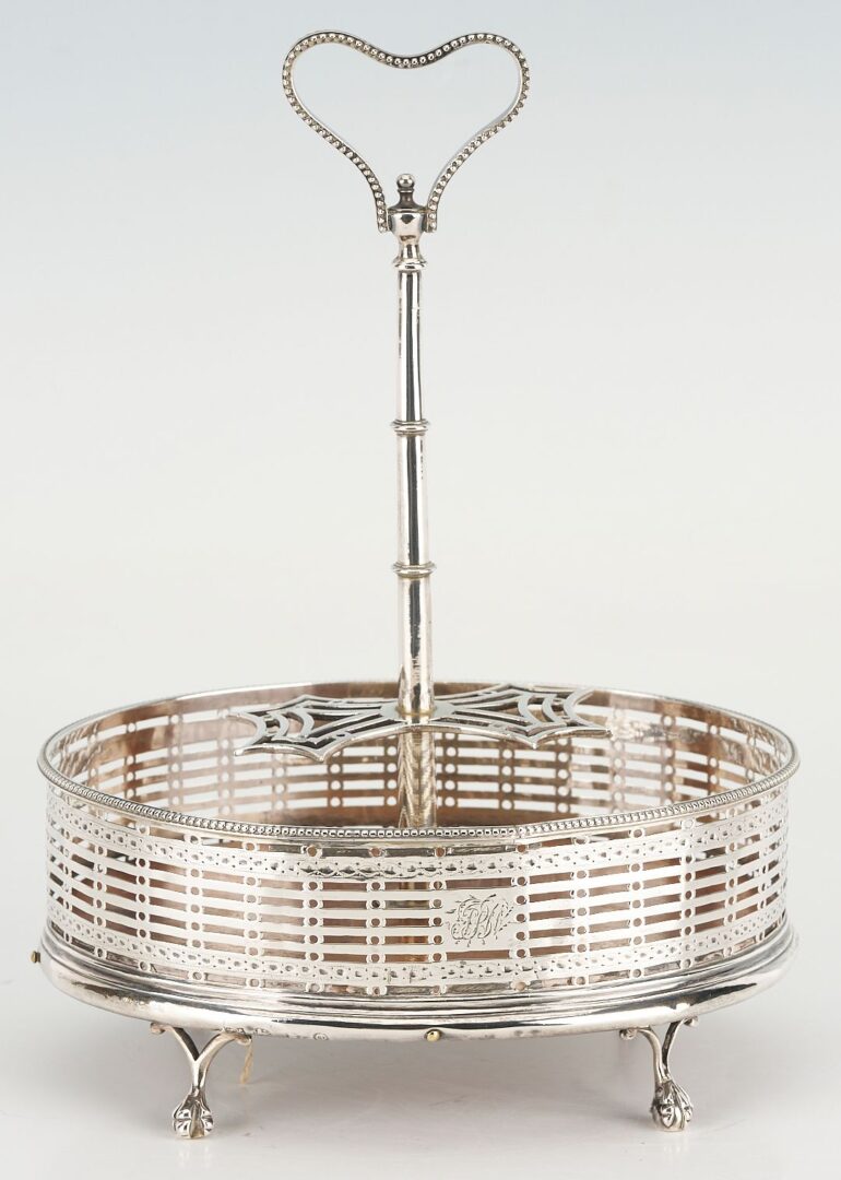 Lot 64: Hester Bateman Sterling Silver Cruet Set