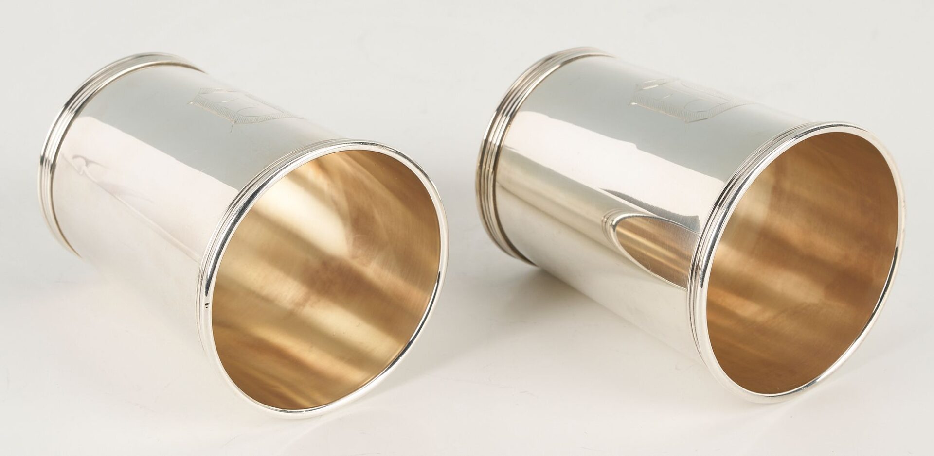 Lot 658: 6 Sterling Silver Julep Cups, Lexington Bogaerts KY Retailer