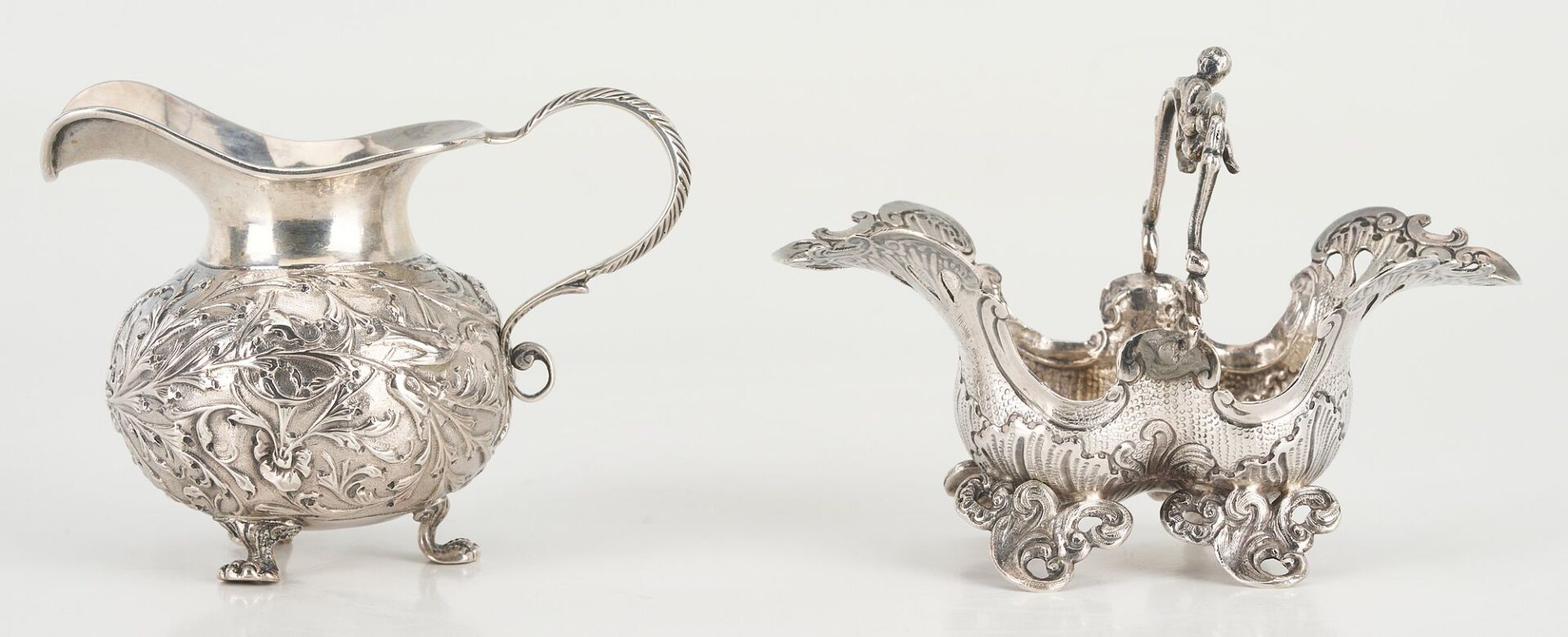 Lot 65: 5 pcs Continental Silver including French .950 Baskets