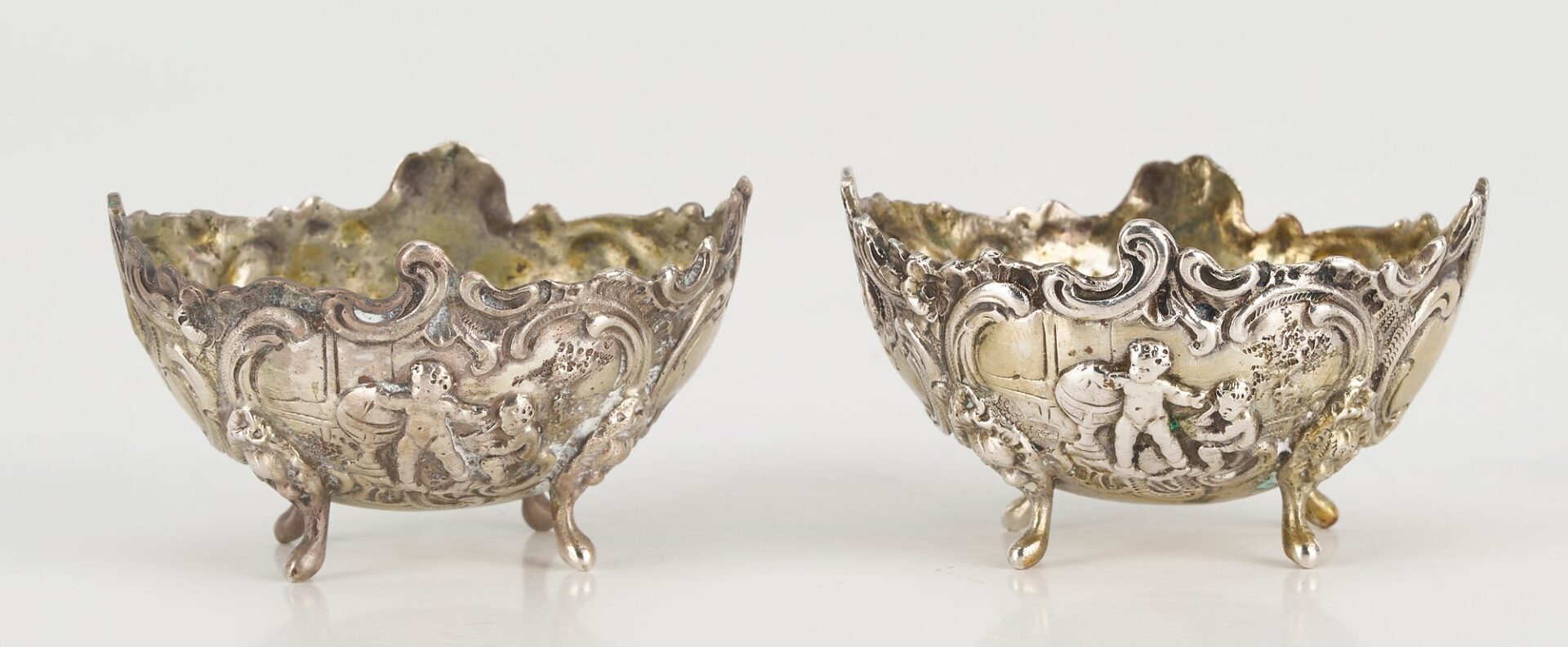 Lot 65: 5 pcs Continental Silver including French .950 Baskets