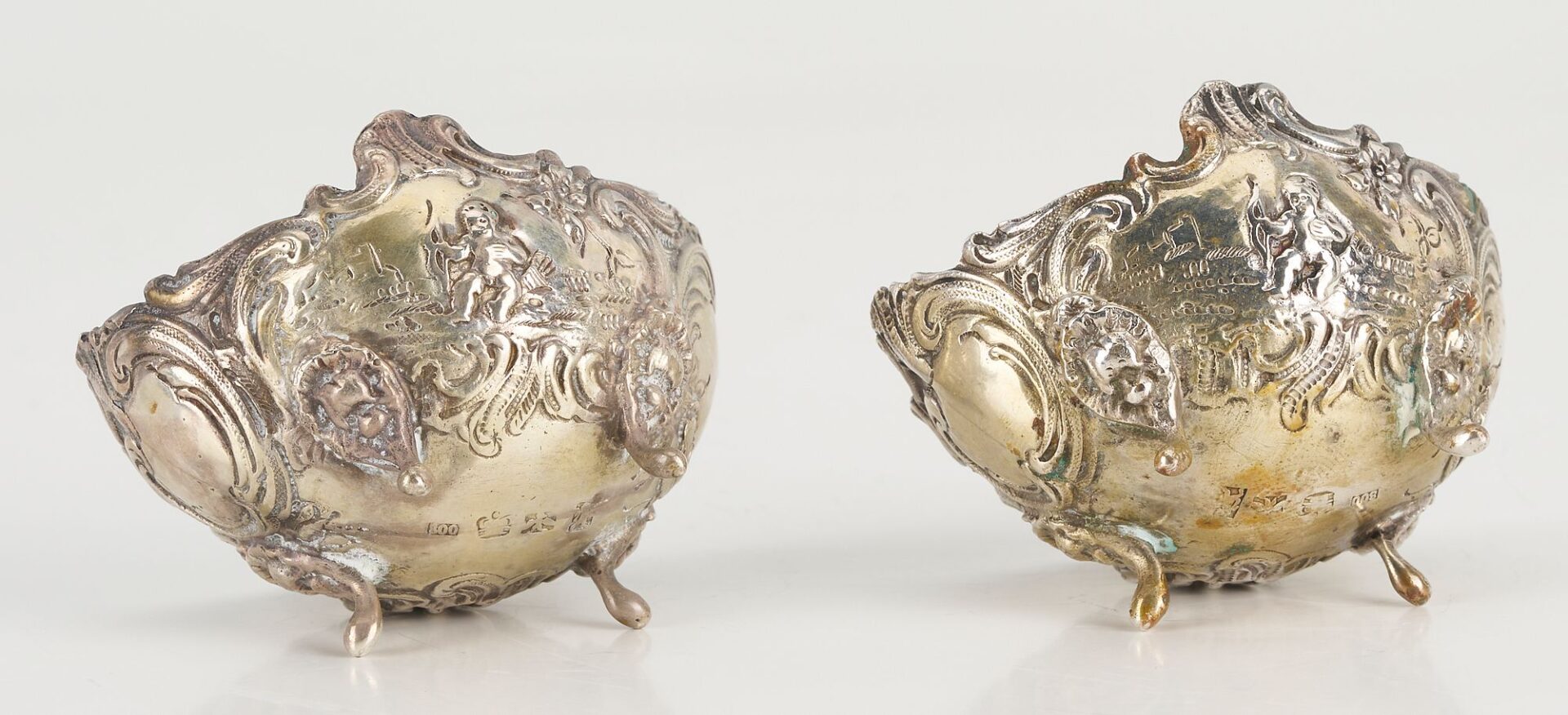 Lot 65: 5 pcs Continental Silver including French .950 Baskets