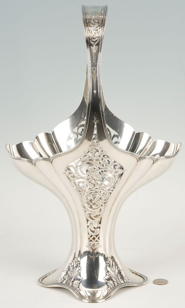 Lot 660: Large Whiting Sterling Flower Vase