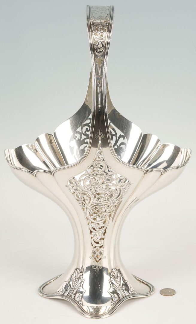 Lot 660: Large Whiting Sterling Flower Vase