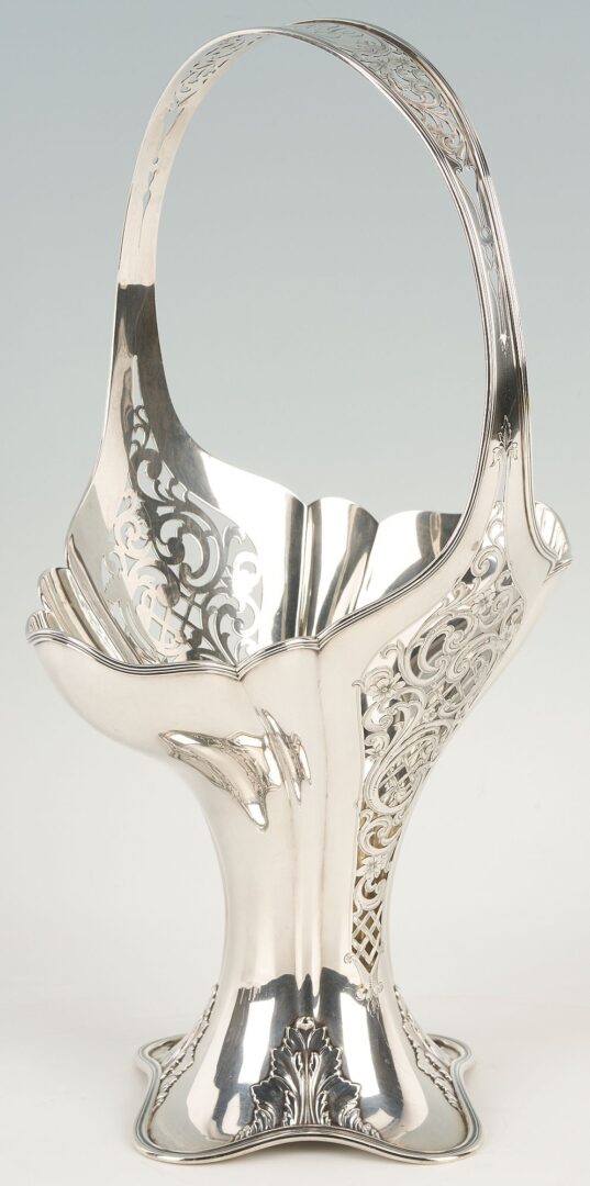 Lot 660: Large Whiting Sterling Flower Vase