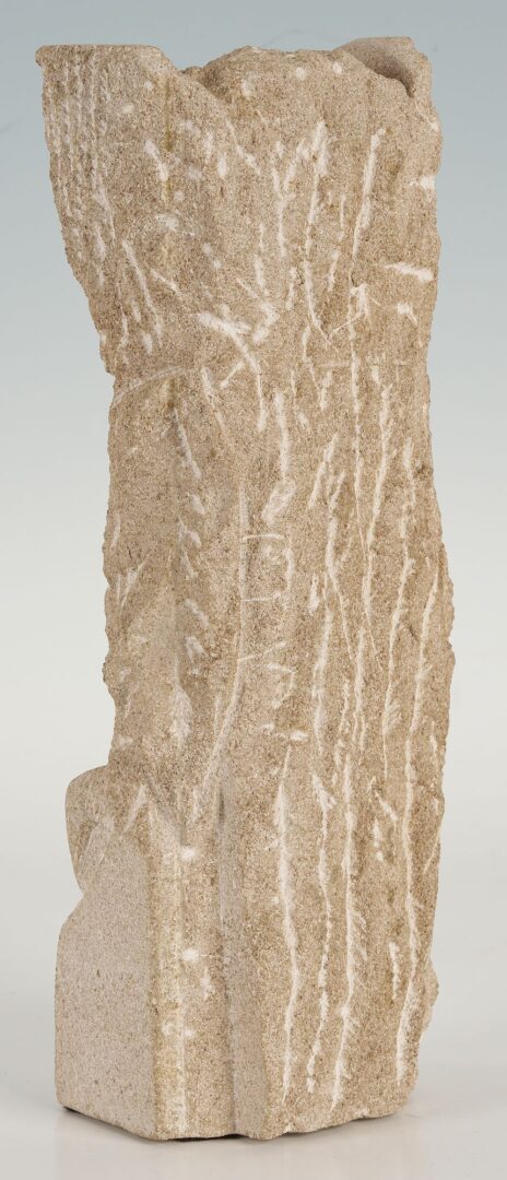 Lot 680: Bill Ralston Carved Limestone Owl