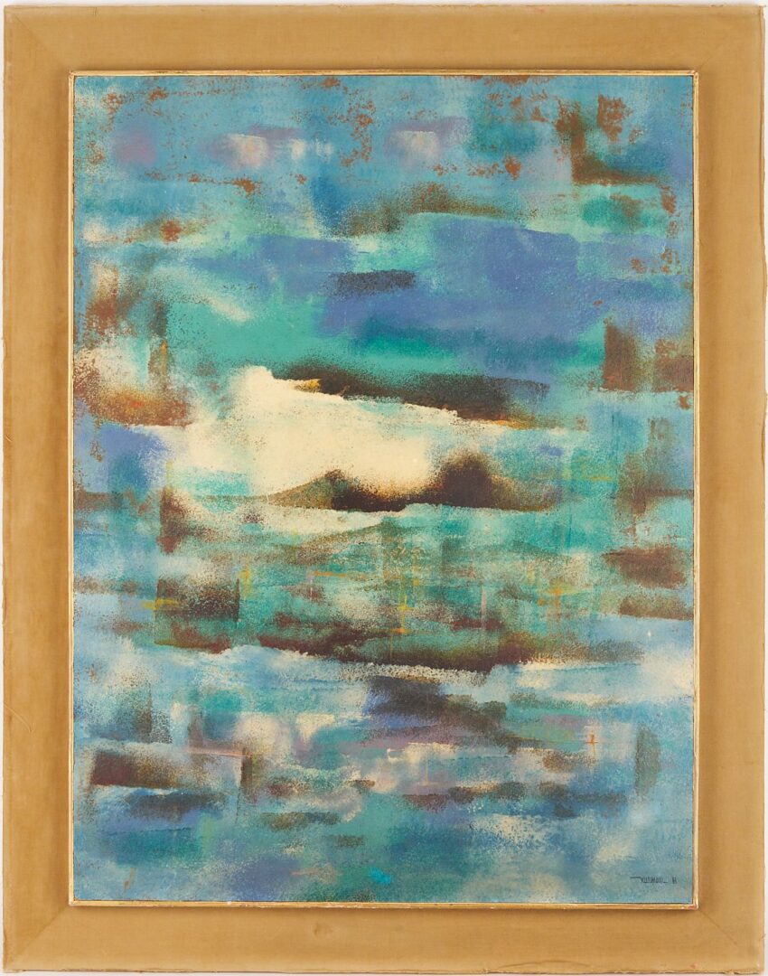 Lot 687: Leonardo Nierman O/B Abstract Expressionist Painting