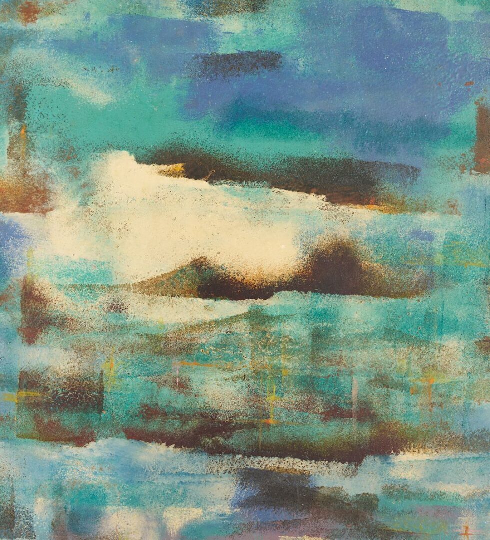 Lot 687: Leonardo Nierman O/B Abstract Expressionist Painting