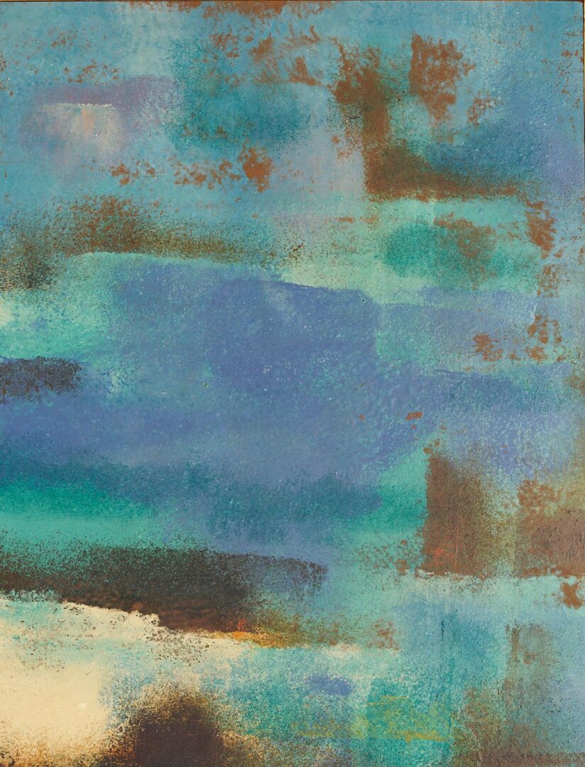 Lot 687: Leonardo Nierman O/B Abstract Expressionist Painting