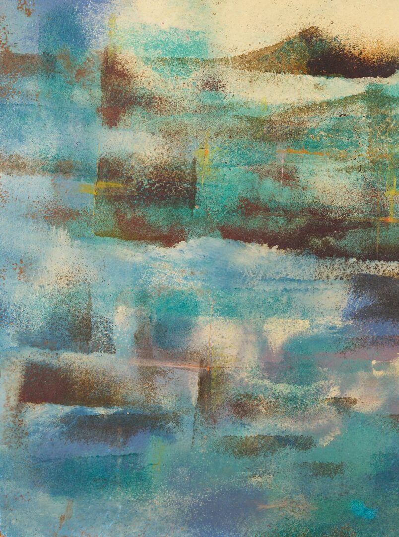 Lot 687: Leonardo Nierman O/B Abstract Expressionist Painting