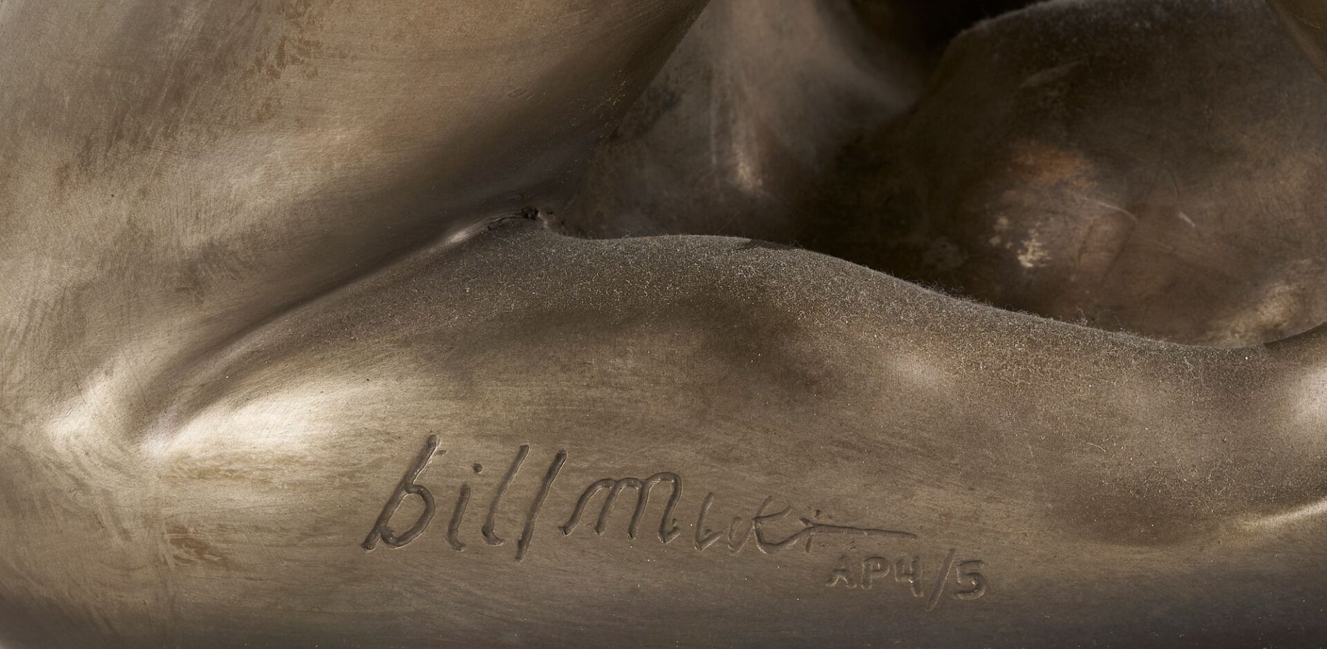 Lot 691: Bill Mack Bronze Sculpture, Human Knot