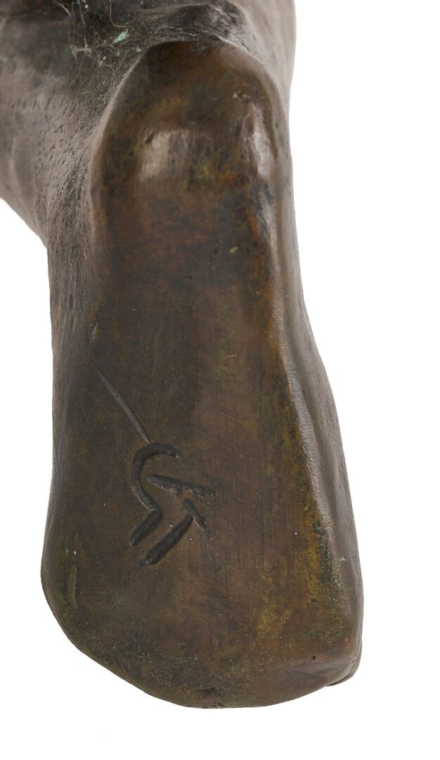 Lot 692: Georg Kolbe Bronze Nude Sculpture, “Grief”