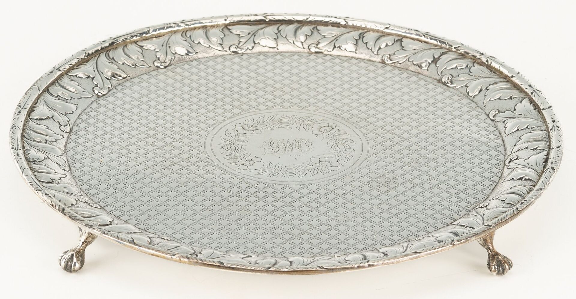 Lot 69: S. Kirk & Son Baltimore Coin Silver Tray