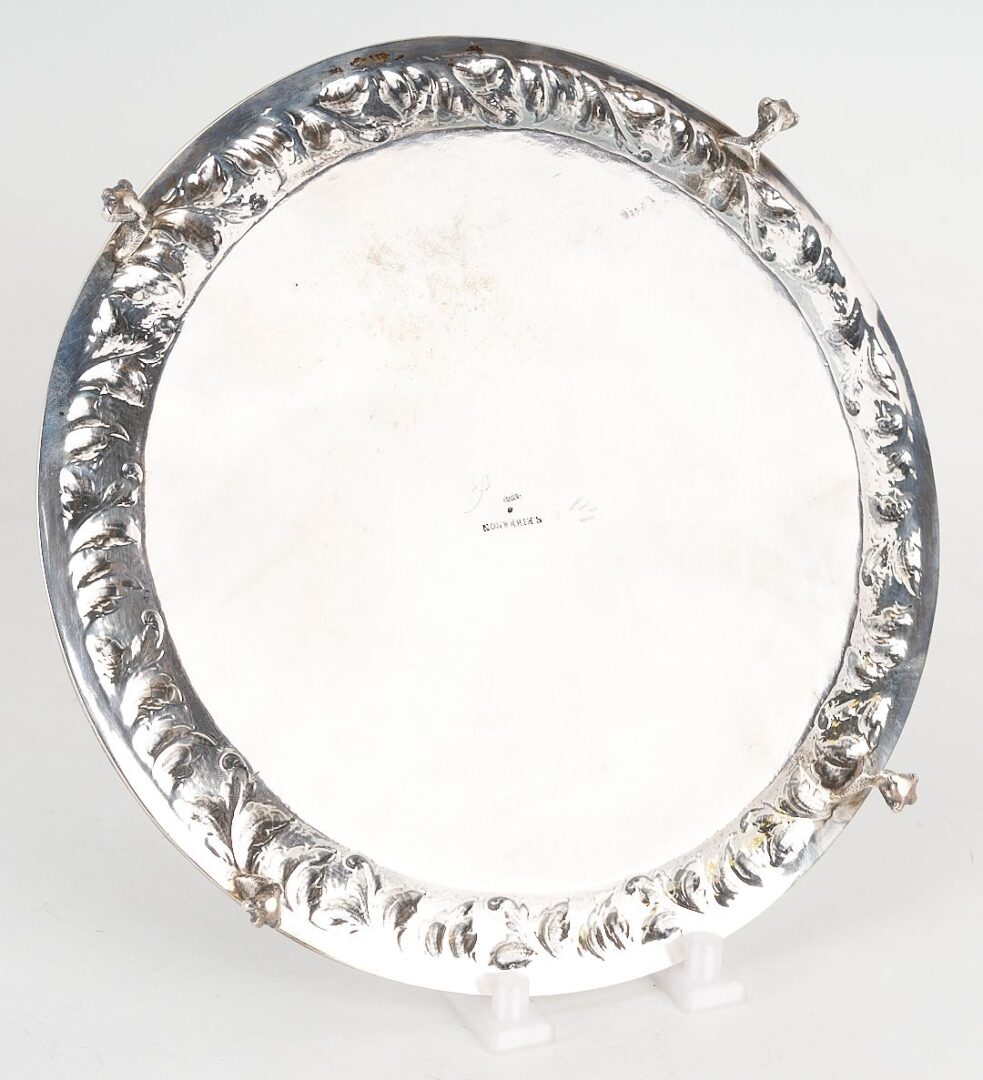 Lot 69: S. Kirk & Son Baltimore Coin Silver Tray