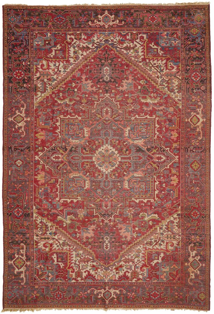 Lot 703: Persian Heriz Carpet, 11 ft. x 7 ft.