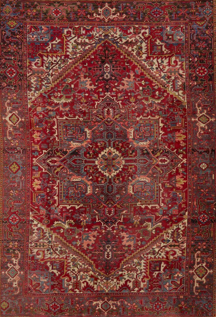 Lot 703: Persian Heriz Carpet, 11 ft. x 7 ft.