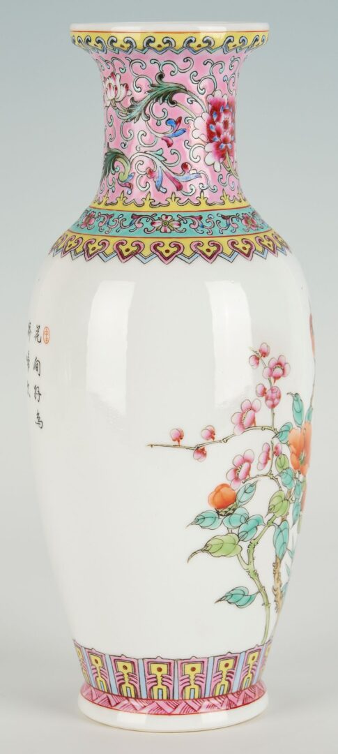 Lot 736: Six Chinese Porcelain & Cloisonne Items