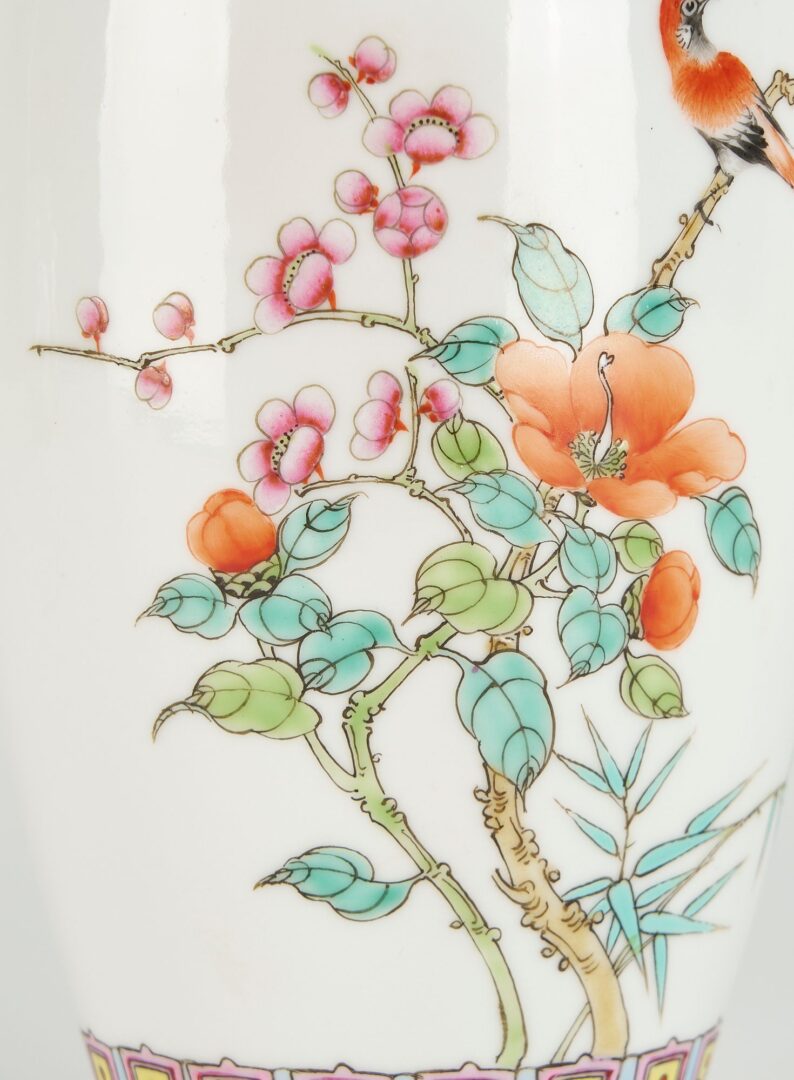 Lot 736: Six Chinese Porcelain & Cloisonne Items