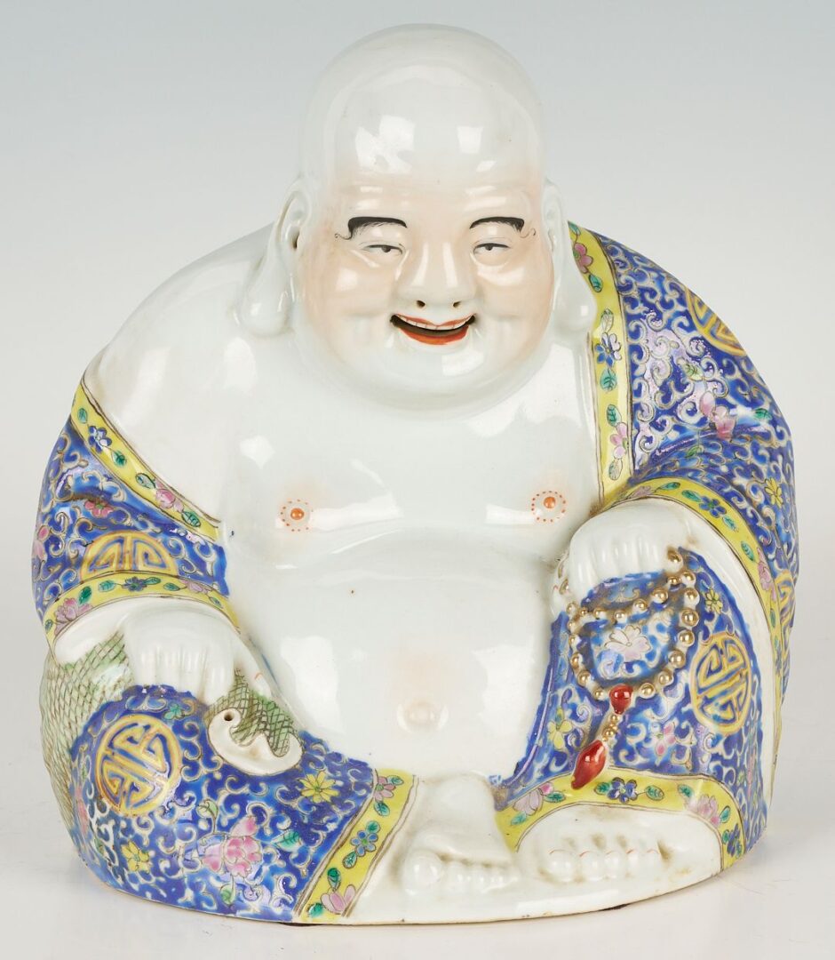 Lot 736: Six Chinese Porcelain & Cloisonne Items