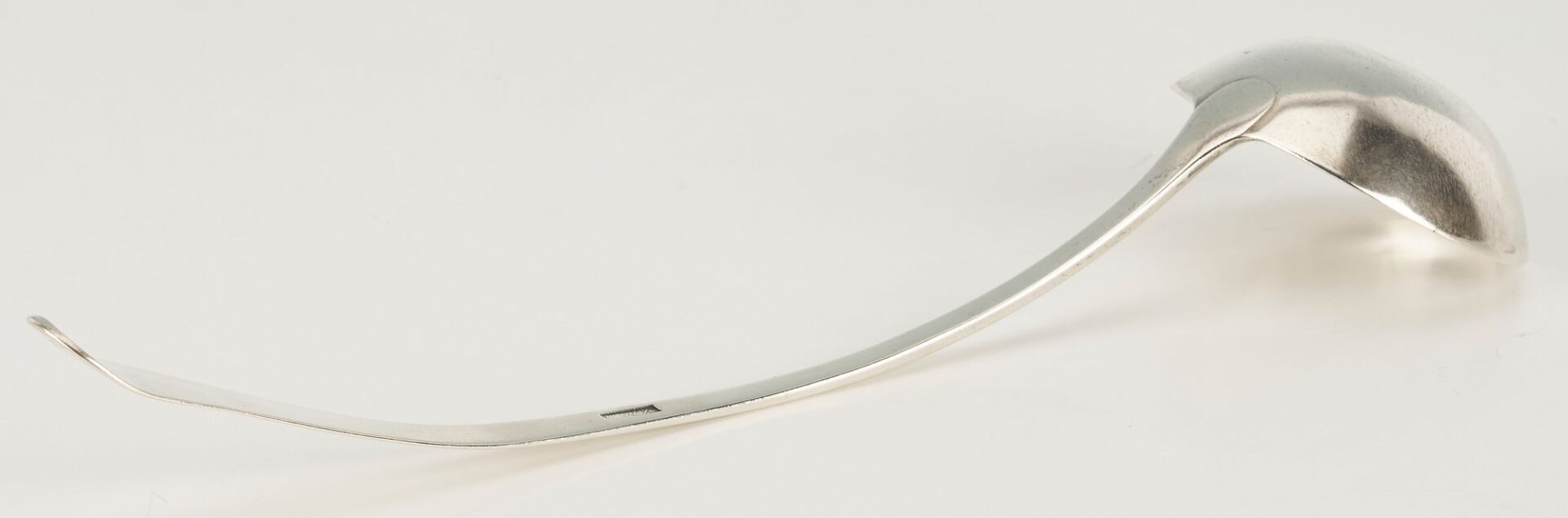 Lot 73: VA coin silver ladle, James or John Adam
