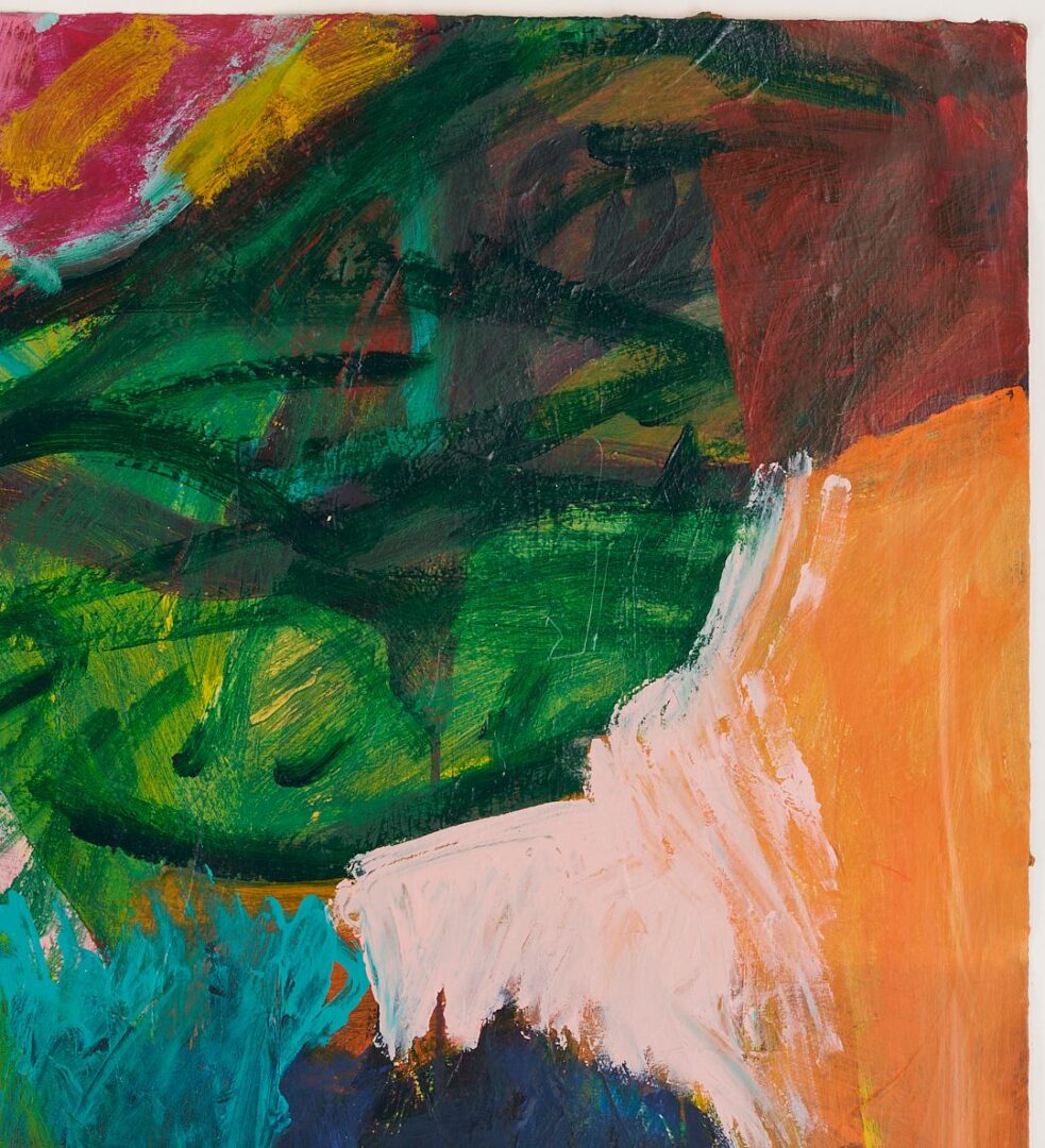 Lot 756: Large Joan Mueller Contemporary Abstract Painting