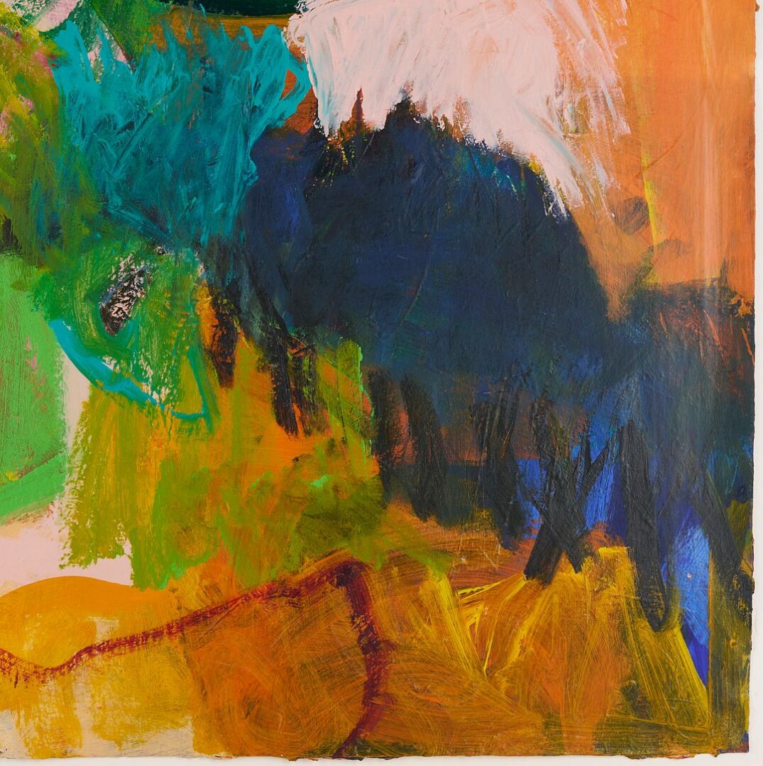 Lot 756: Large Joan Mueller Contemporary Abstract Painting