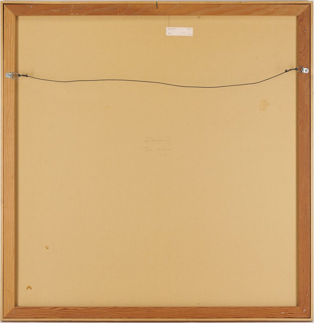 Lot 756: Large Joan Mueller Contemporary Abstract Painting