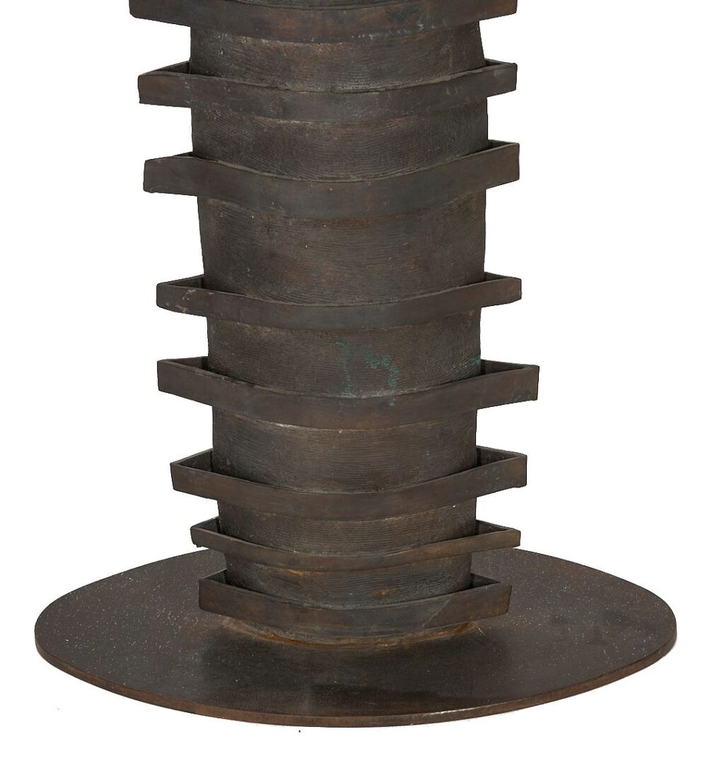 Lot 763: Paloma Torres Estrada Ellipse Bronze Sculpture