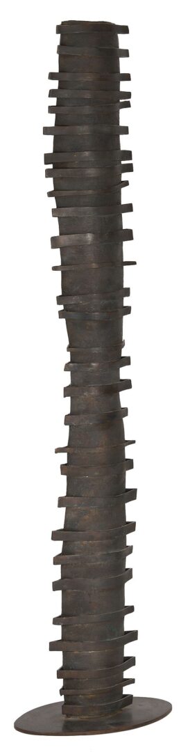 Lot 763: Paloma Torres Estrada Ellipse Bronze Sculpture