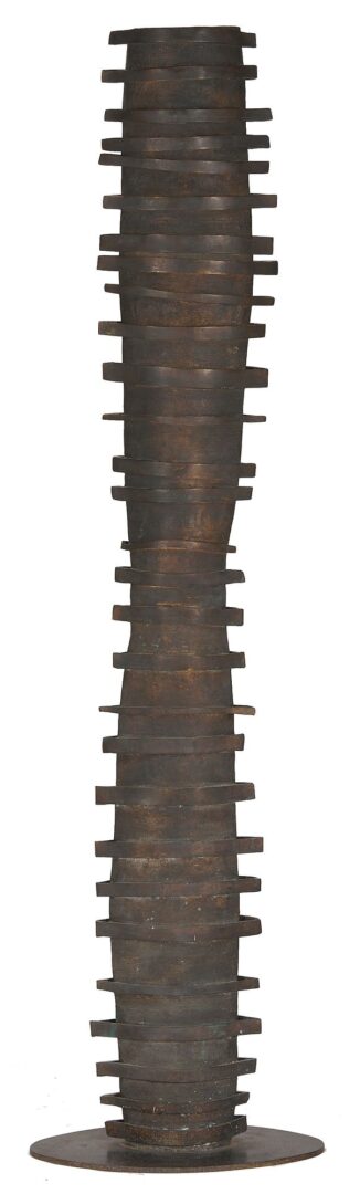 Lot 763: Paloma Torres Estrada Ellipse Bronze Sculpture