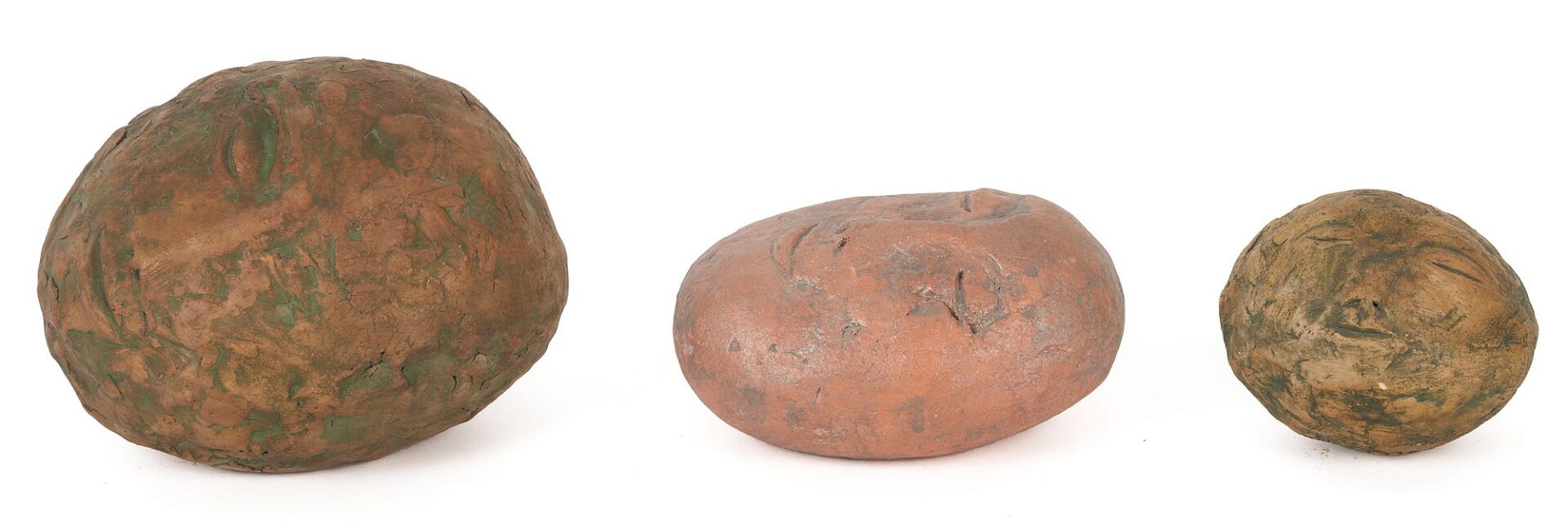 Lot 772: Olen Bryant, 3 Sleeping Stone Sound Sculptures