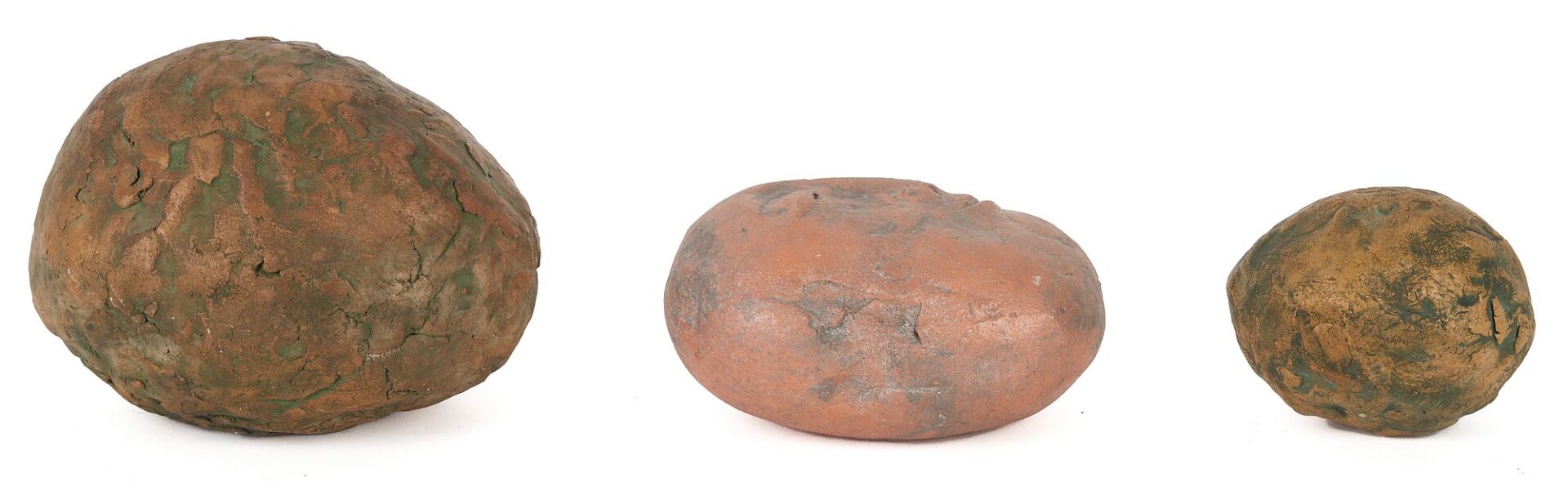 Lot 772: Olen Bryant, 3 Sleeping Stone Sound Sculptures