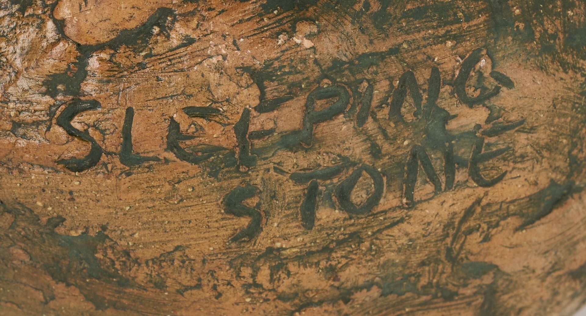 Lot 772: Olen Bryant, 3 Sleeping Stone Sound Sculptures