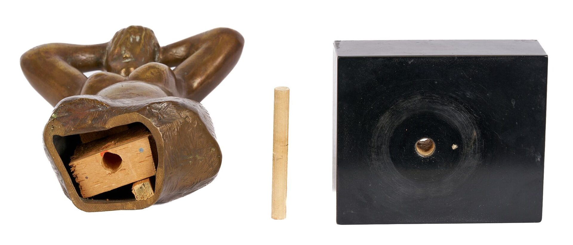 Lot 777: Meyer Wolfe Bronze Sculpture, Female Nude