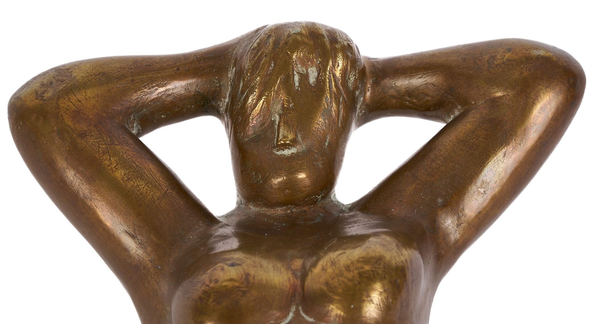 Lot 777: Meyer Wolfe Bronze Sculpture, Female Nude