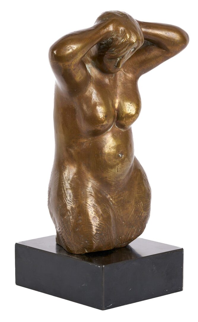 Lot 777: Meyer Wolfe Bronze Sculpture, Female Nude