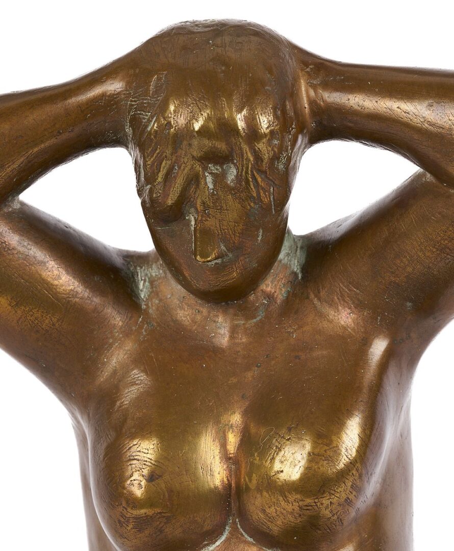 Lot 777: Meyer Wolfe Bronze Sculpture, Female Nude