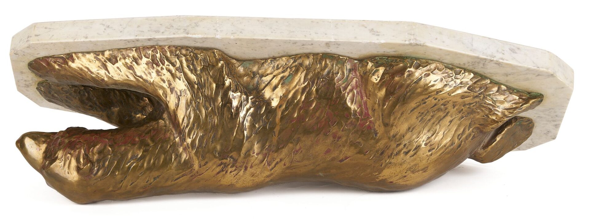 Lot 778: James Turner Bronze Polar Bear Sculpture