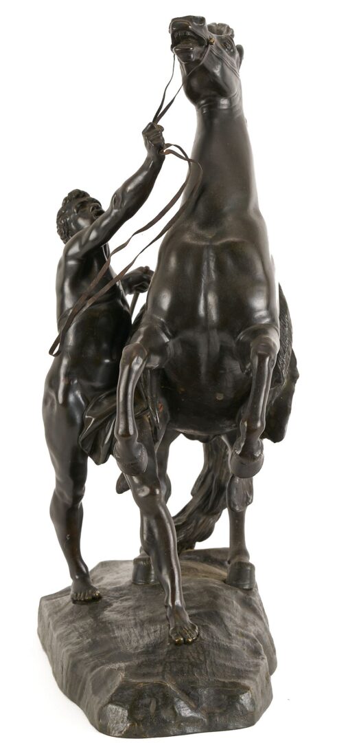 Lot 779: After Guillaume Coustou, Horse of Marly Bronze Equestrian Sculpture